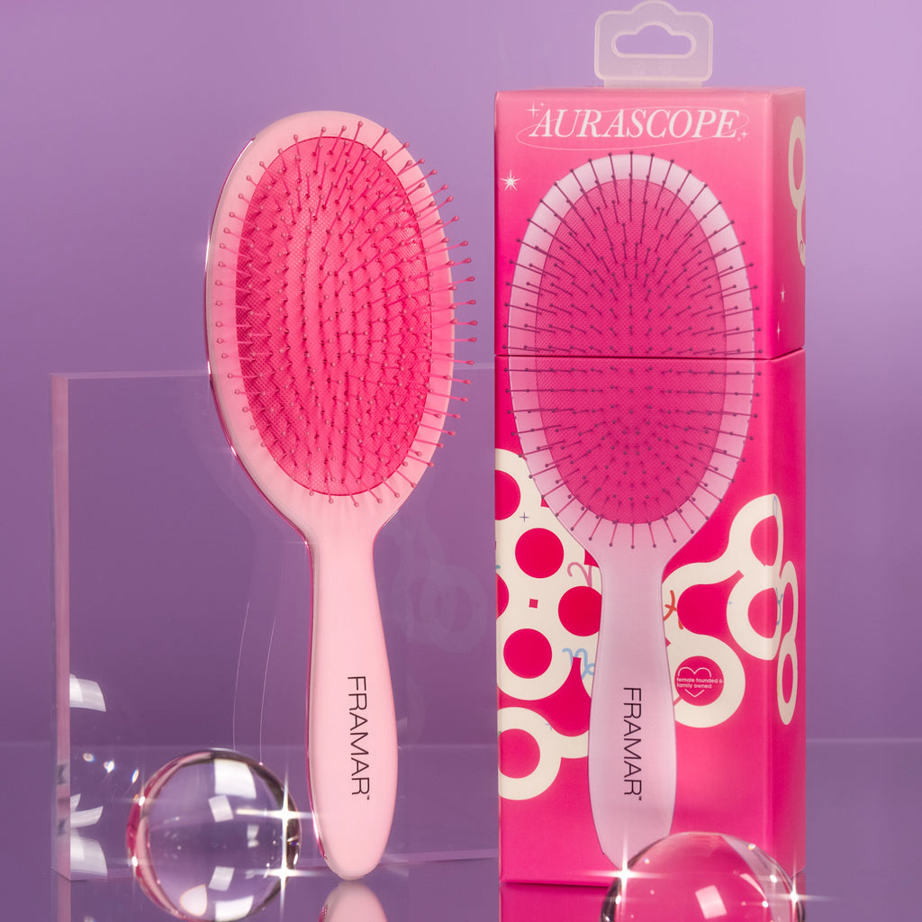 Detangler Brush rosa aura-farger