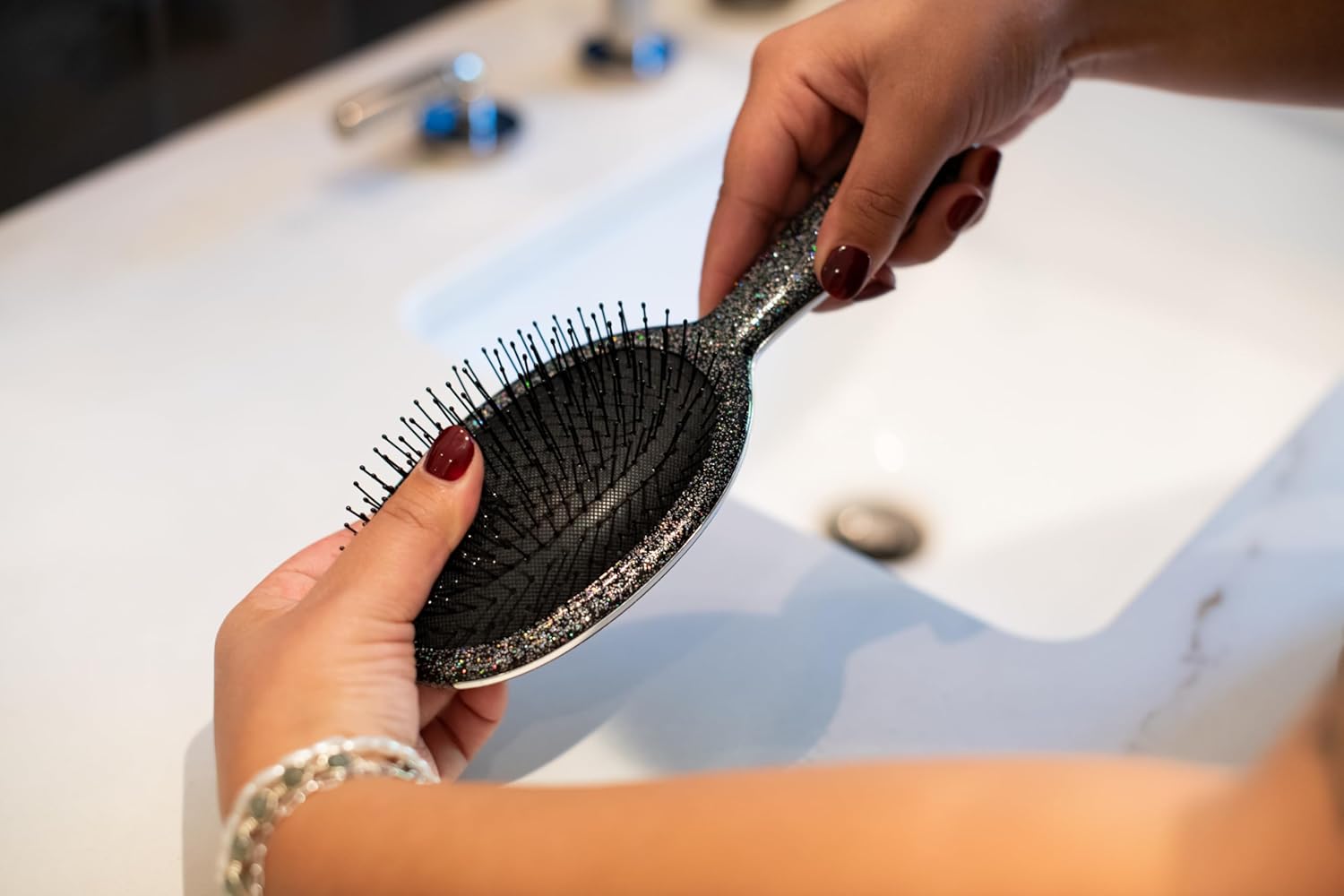 Detangler Brush Glitter