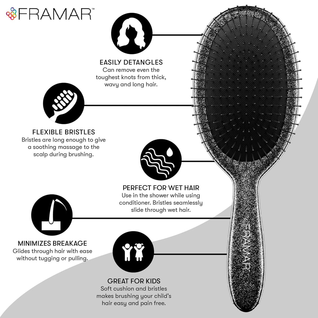 Detangler Brush Glitter