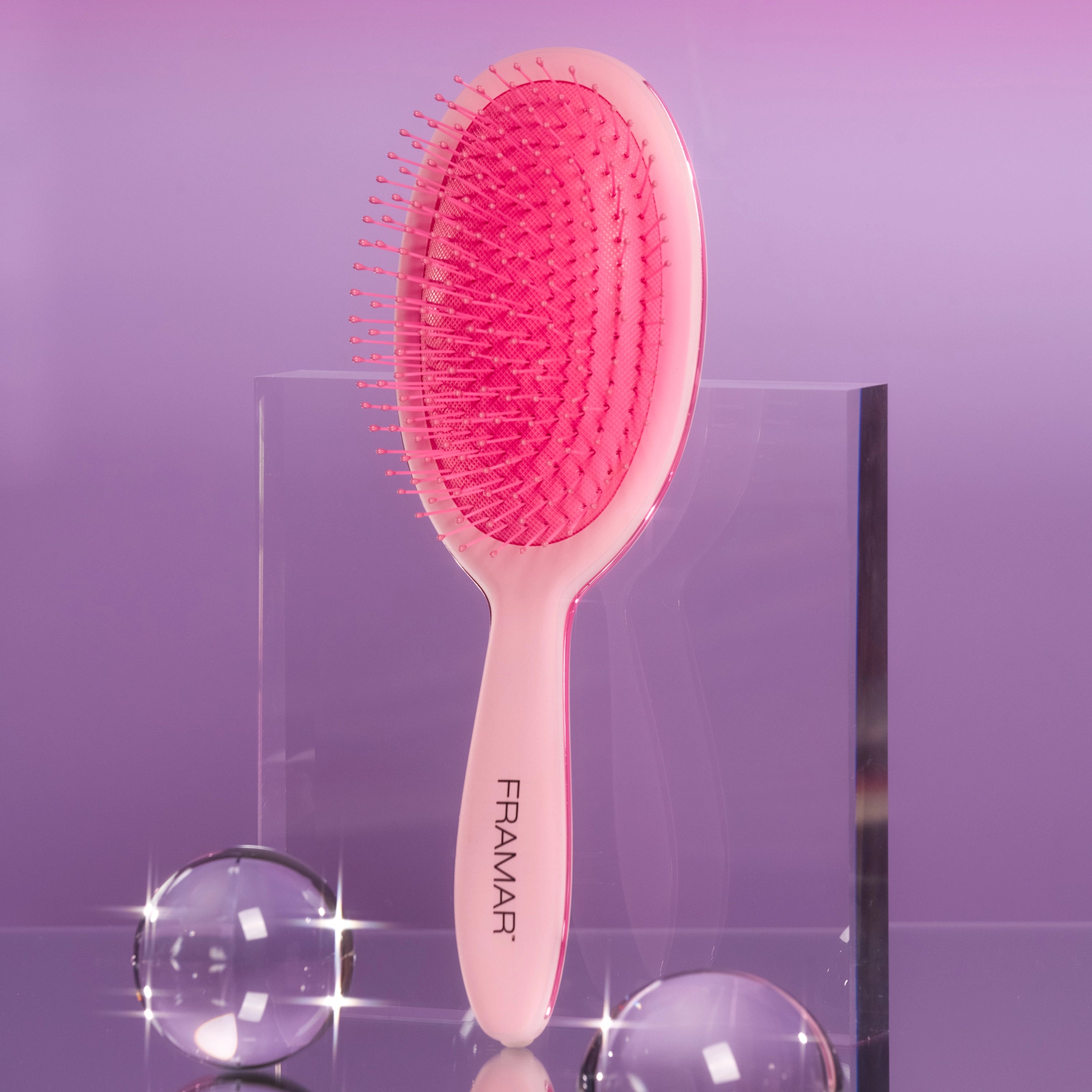 Detangler Brush rosa aura-farger